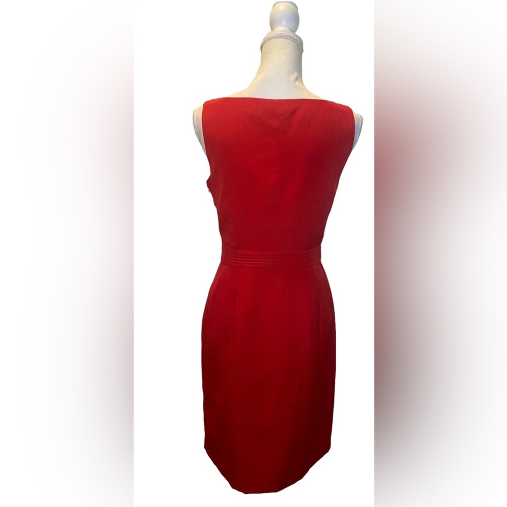 Banana Republic Red MIDI Dress - Picture 3 of 5